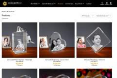 CrystalEngrave CMS – Personalized 3D Crystal Order & Production Management Website